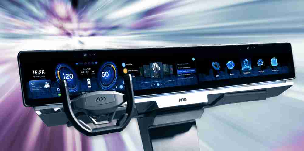 赏金国际开拓前瞻显示技术创新应用，，结合优异整合设计能力，，开发智能车载FIDM Plus一体化显示方案，，让驾驶操作与车内娱乐体验再进化