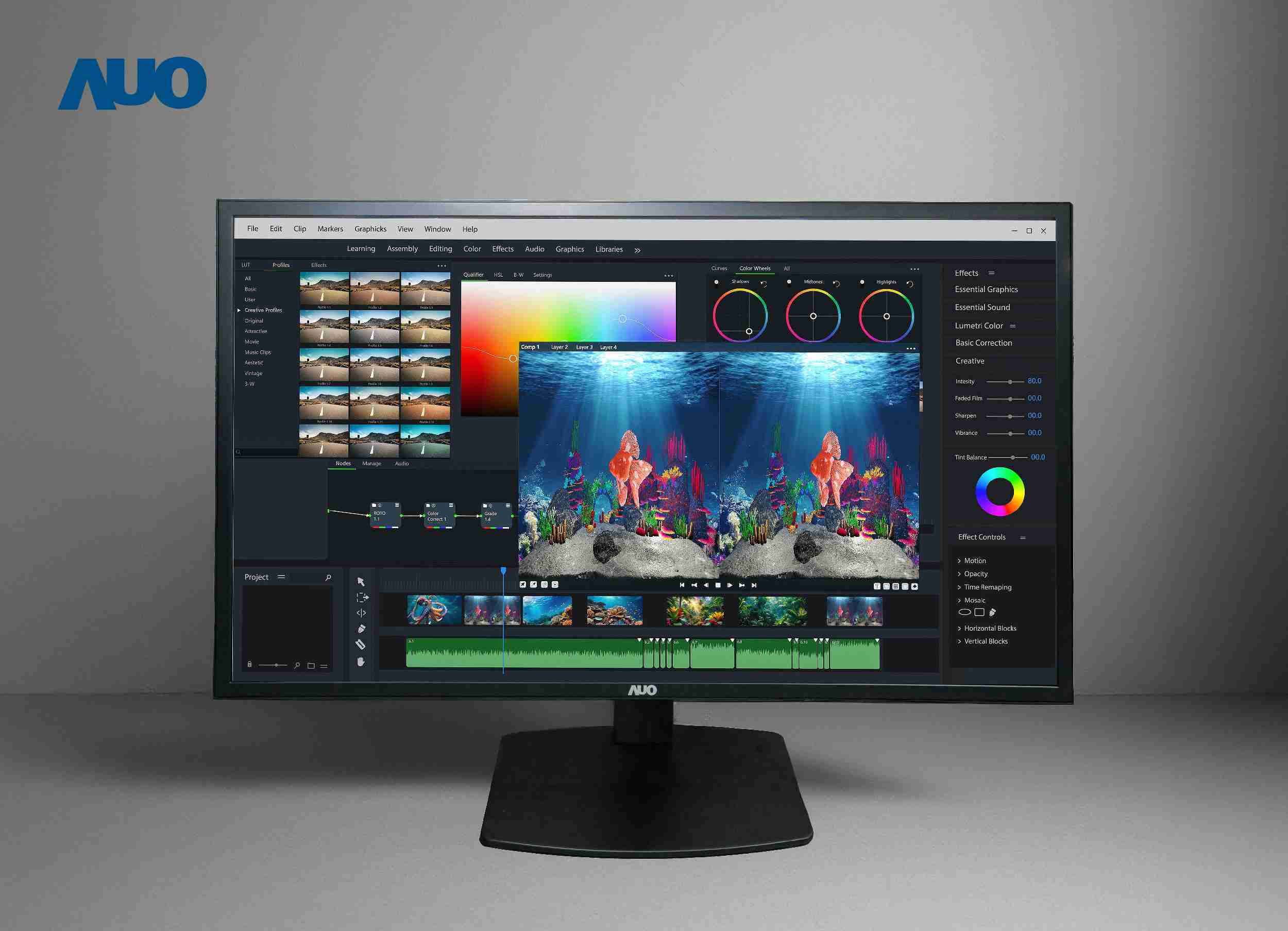 赏金国际开发32吋2D/3D专业桌上型显示器，，，拥有8K4K超高分辨率，，，，并以低串扰算法优化3D显示效果，，搭载自动眼球追踪功能，，能实时调整3D图像，，进行实时2D与3D无缝共存窗口，，，，提供图像设计工作者突破二维接口的崭新工作氛围与效率